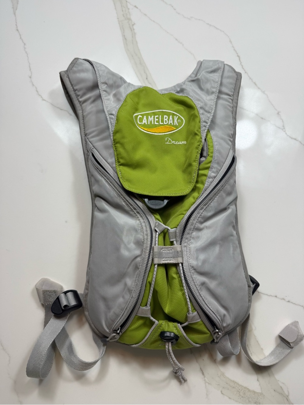 CamelBak Men's Hydration Backpack in Lime Green and Light Gray